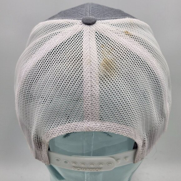 St Stans Est 1984 Beer Brewery Gray White Snapback Trucker Hat Embroidered Logo - Picture 6 of 11